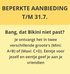 vigoshop push up bikini