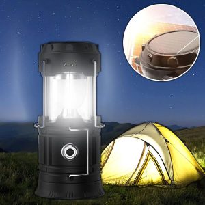 Oplaadbare zonne-energie camping lantaarn + zaklamp | CAMPGLO