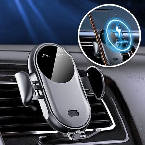 Draadloze oplader en telefoonhouder | SNAPYDOCK