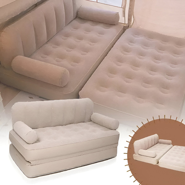Opblaasbare bank dubbele dikke relaxfauteuil luie slaapbank opvouwbaar Opblaasbare bank dubbele dikke relaxfauteuil luie slaapbank opvouwbaar