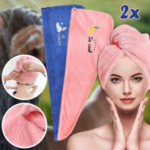 Sneldrogende haardoek (2-Pack) | HAIRWRAP