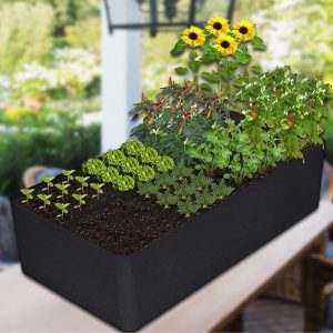 Stoffen verhoogd tuinbed | FLORAISE