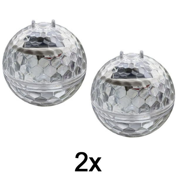 2x Solar Disco Bal DISCOGLO – Elegante en Leuke Verlichting voor Elke Ruimte! | DISCOGLO