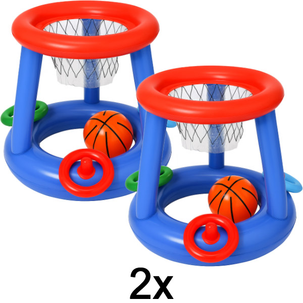 2x Opblaasbare basketbalring | DUNKSPLASH
