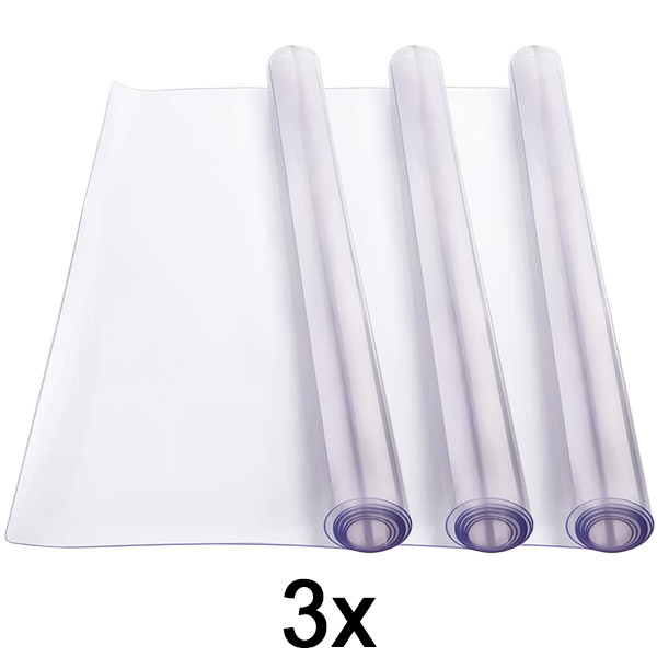 3x PVC tafelmat hoes (90x160cm) | DURACOVER