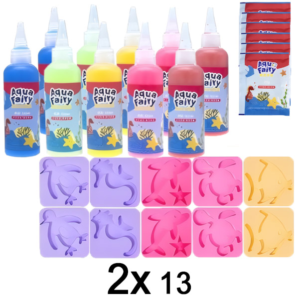 2x Kids water toy maker kit (13 stuks) | GELPLI
