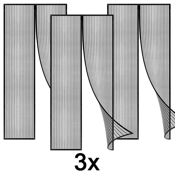 3x Magnetisch muskietennet | INSECTPROTECT