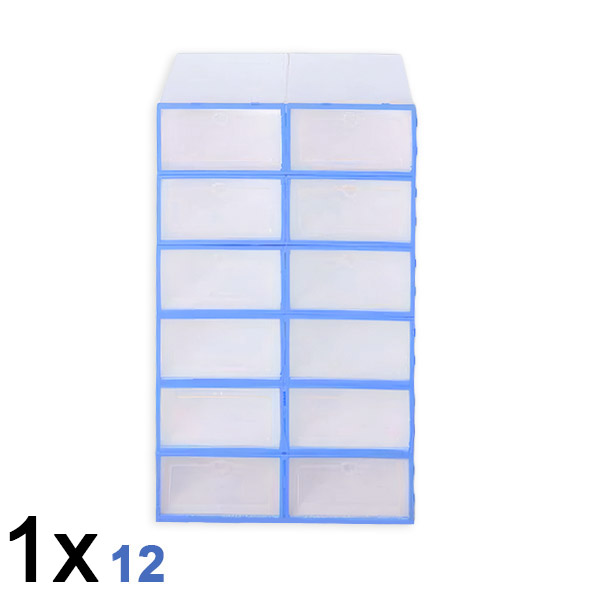 1x Plastic opbergdoos voor schoenen (12 stuks) | SHOEZY