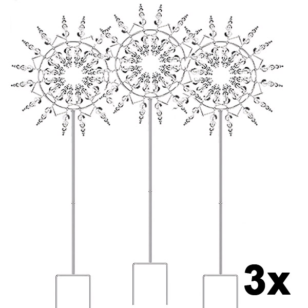 3x Kinetische windmolen met magische tuin | WINDARA