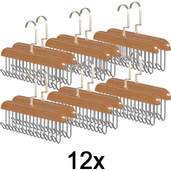 6x Antislip kapstok met 8 haken (2 stuks) | OCTAHANGER