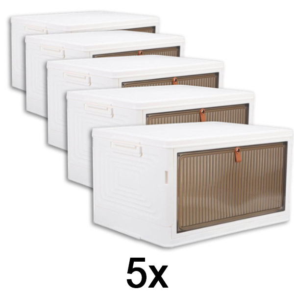 5x Opbergbox met deksel | ORGABOX
