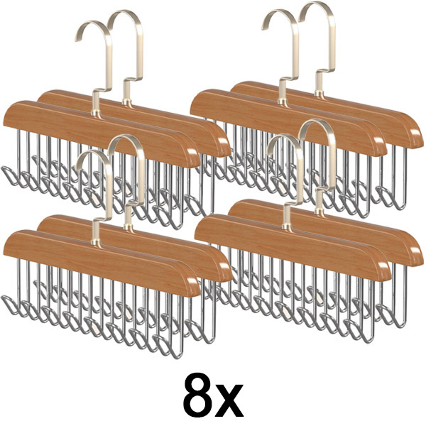 4x Antislip kapstok met 8 haken (2 stuks) | OCTAHANGER