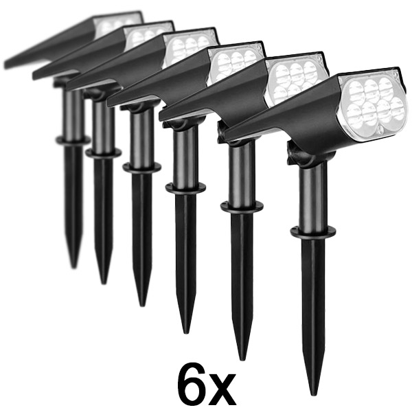 6x Buiten zonne-spotlicht | SPOTIKE
