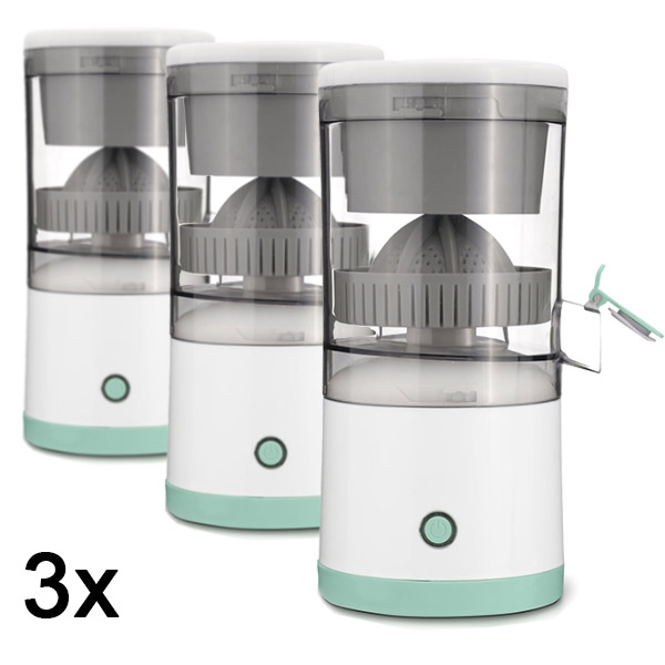 3x Elektrische fruitpers – 400 ml, 45W, USB oplaadbaar | VITAPRESS